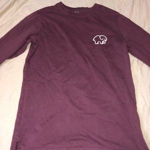 Ivory Ella maroon long sleeve